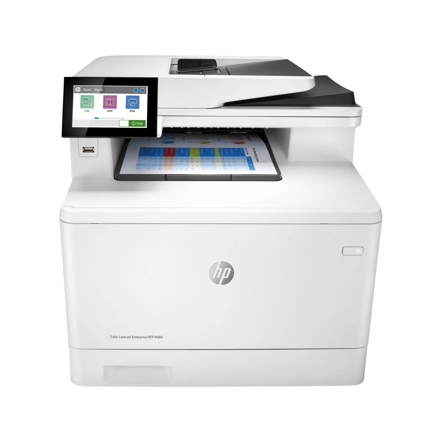 Color LaserJet Enterprise MFP M480f Copia/fax/impresión/escaneo Impresora